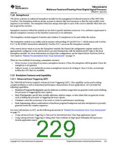 浏览型号TMS320C6678XCYP25的Datasheet PDF文件第229页