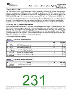 浏览型号TMS320C6678XCYP25的Datasheet PDF文件第231页