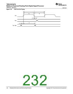 浏览型号TMS320C6678XCYP25的Datasheet PDF文件第232页