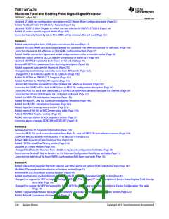 浏览型号TMS320C6678XCYP25的Datasheet PDF文件第234页