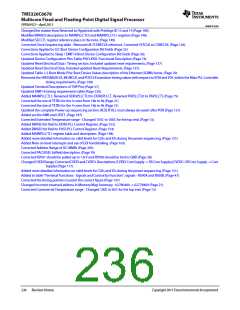 浏览型号TMS320C6678XCYP25的Datasheet PDF文件第236页