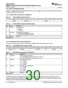浏览型号TMS320C6678XCYP25的Datasheet PDF文件第30页