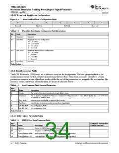 浏览型号TMS320C6678XCYP25的Datasheet PDF文件第34页