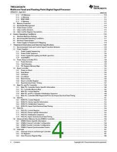浏览型号TMS320C6678XCYP25的Datasheet PDF文件第4页