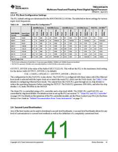 浏览型号TMS320C6678XCYP25的Datasheet PDF文件第41页