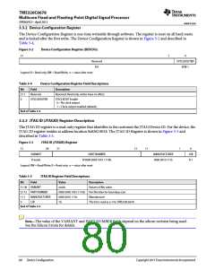 浏览型号TMS320C6678XCYP25的Datasheet PDF文件第80页