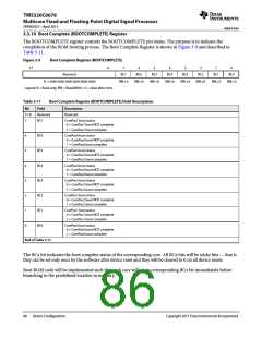 浏览型号TMS320C6678XCYP25的Datasheet PDF文件第86页