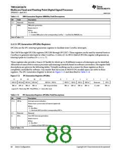 浏览型号TMS320C6678XCYP25的Datasheet PDF文件第88页