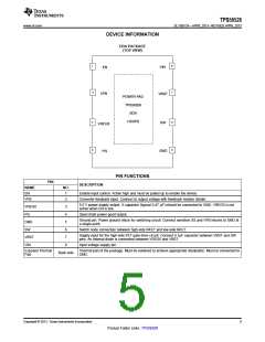 浏览型号TPS56528DDAR的Datasheet PDF文件第5页