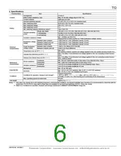 浏览型号TQ2-L2-9V的Datasheet PDF文件第6页