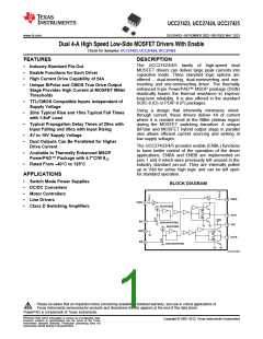 浏览型号UCC27424DRG4的Datasheet PDF文件第1页