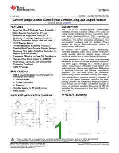 浏览型号UCC28740的Datasheet PDF文件第1页