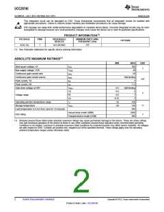 浏览型号UCC28740的Datasheet PDF文件第2页