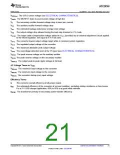 浏览型号UCC28740的Datasheet PDF文件第21页