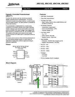 浏览型号X9C103的Datasheet PDF文件第1页