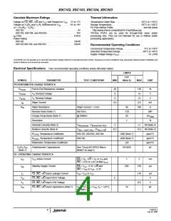 浏览型号X9C103的Datasheet PDF文件第4页
