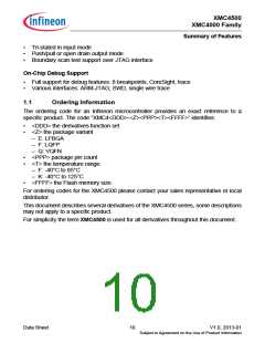 浏览型号XMC4500的Datasheet PDF文件第10页