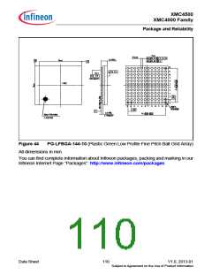 浏览型号XMC4500的Datasheet PDF文件第110页