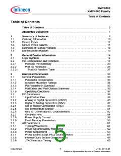 浏览型号XMC4500的Datasheet PDF文件第5页