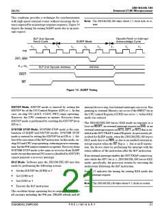 浏览型号Z8S18020VSG的Datasheet PDF文件第21页