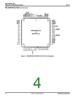 浏览型号Z8S18020VSG的Datasheet PDF文件第4页