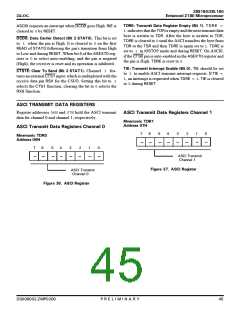 浏览型号Z8S18020VSG的Datasheet PDF文件第45页