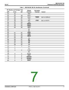 浏览型号Z8S18020VSG的Datasheet PDF文件第7页