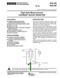 浏览型号INA139NA的Datasheet PDF文件第1页