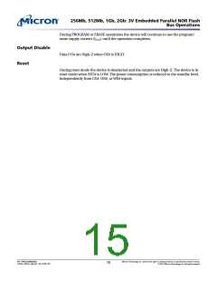浏览型号JS28F256M29EWHA的Datasheet PDF文件第15页