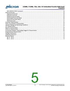 浏览型号JS28F256M29EWHA的Datasheet PDF文件第5页