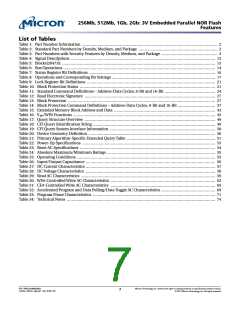 浏览型号JS28F256M29EWHB的Datasheet PDF文件第7页