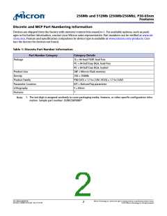 浏览型号JS28F256P30TFE的Datasheet PDF文件第2页