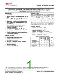 浏览型号LF356N/NOPB的Datasheet PDF文件第1页