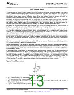 浏览型号LF356MWC的Datasheet PDF文件第13页