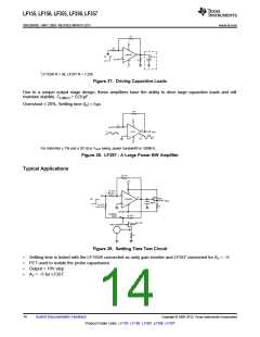 浏览型号LF356N/NOPB的Datasheet PDF文件第14页