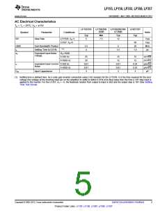 浏览型号LF356N/NOPB的Datasheet PDF文件第5页