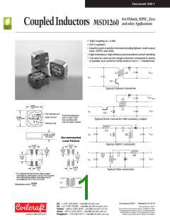 浏览型号MSD1260-104MLB的Datasheet PDF文件第1页