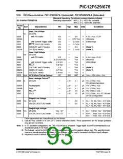 浏览型号PIC12F675-IP的Datasheet PDF文件第93页