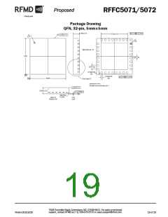 浏览型号RFFC5071的Datasheet PDF文件第19页