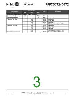 浏览型号RFFC5071的Datasheet PDF文件第3页