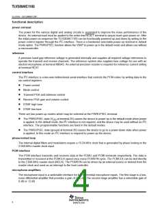 浏览型号TLV320AIC1103PBSR的Datasheet PDF文件第4页