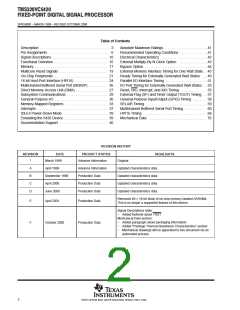 浏览型号TMS320VC5420GGU200的Datasheet PDF文件第2页