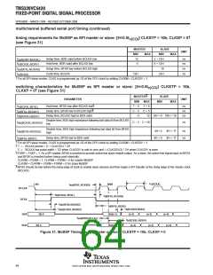 浏览型号TMS320VC5420GGU200的Datasheet PDF文件第64页