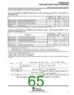 浏览型号TMS320VC5420GGU200的Datasheet PDF文件第65页