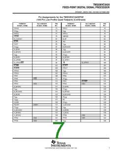 浏览型号TMS320VC5420GGU200的Datasheet PDF文件第7页