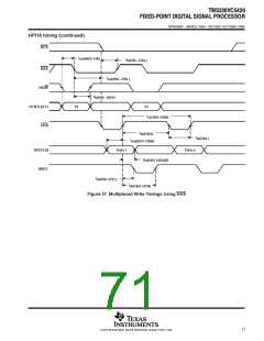 浏览型号TMS320VC5420GGU200的Datasheet PDF文件第71页