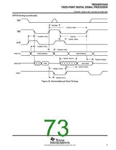 浏览型号TMS320VC5420ZGU200的Datasheet PDF文件第73页