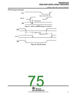 浏览型号TMS320VC5420GGU200的Datasheet PDF文件第75页