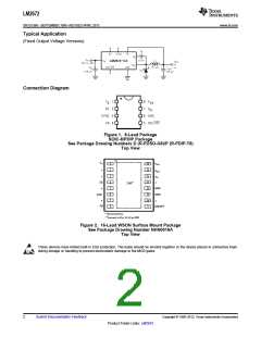 浏览型号LM2672MX-ADJ/NOPB的Datasheet PDF文件第2页