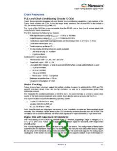 浏览型号M1AFS1500-2FGG256I的Datasheet PDF文件第13页